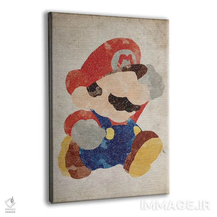 تابلو دکوراتیو ماریو اثر فیشرکرافت - نمای پرسپکتیو محصول