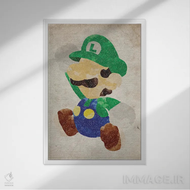 تابلو دکوراتیو لوئیجی اثر فیشرکرافت - نمای قابدار سفید