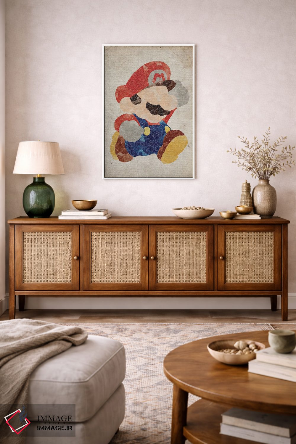 تابلو دکوراتیو ماریو اثر فیشرکرافت - D2W