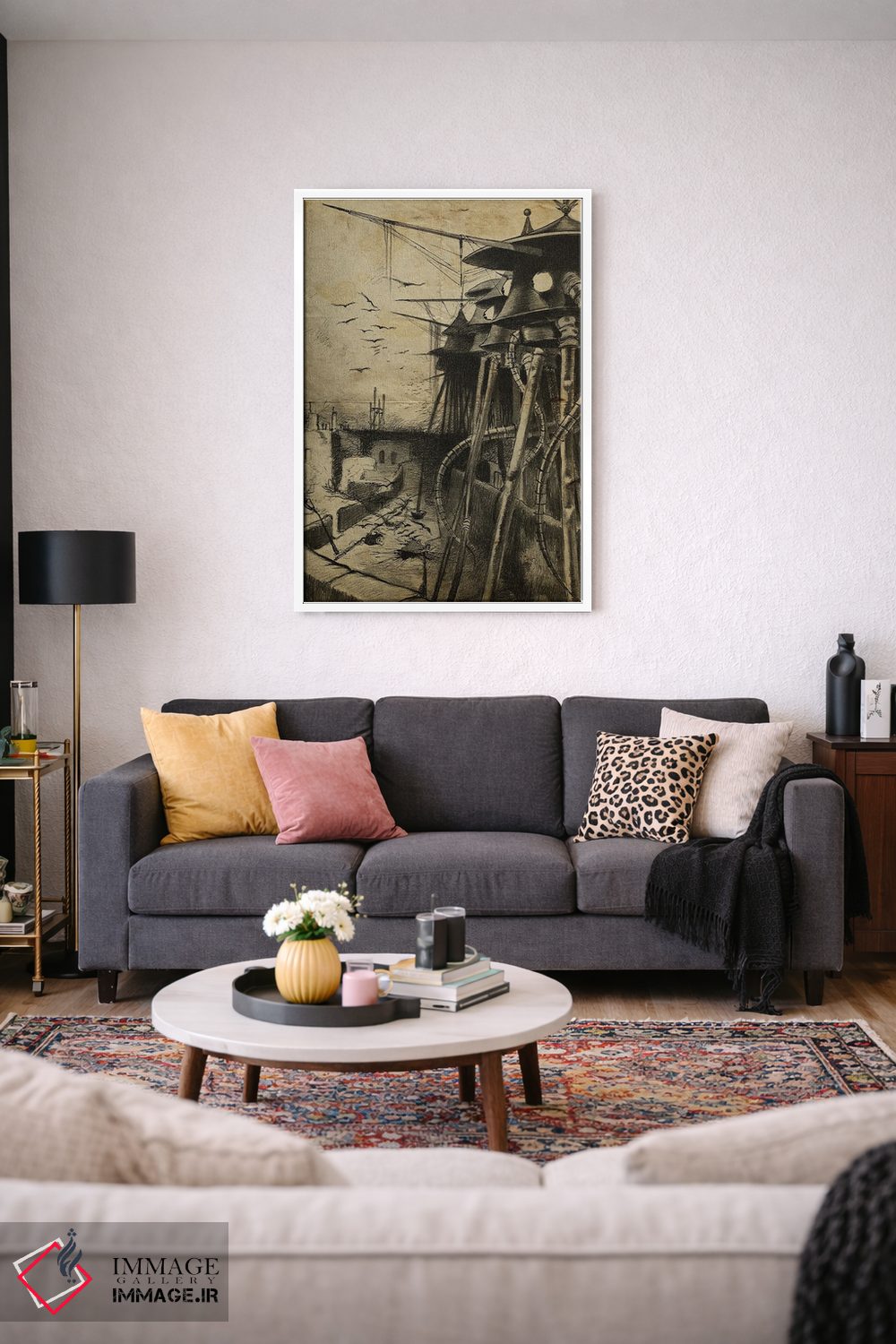 تابلو دکوراتیو دشمنان پنهان جنگ دنیاها اثر فیشرکرافت - D2W