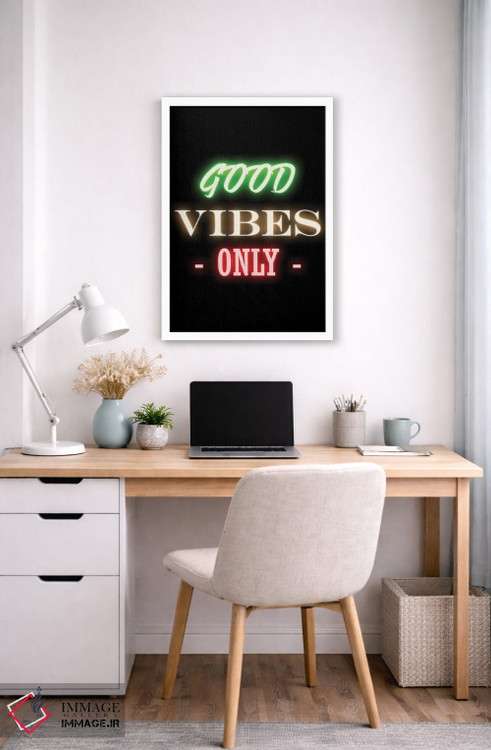 تابلو دکوراتیو فقط حس خوب اثر فیشرکرافت - D6W