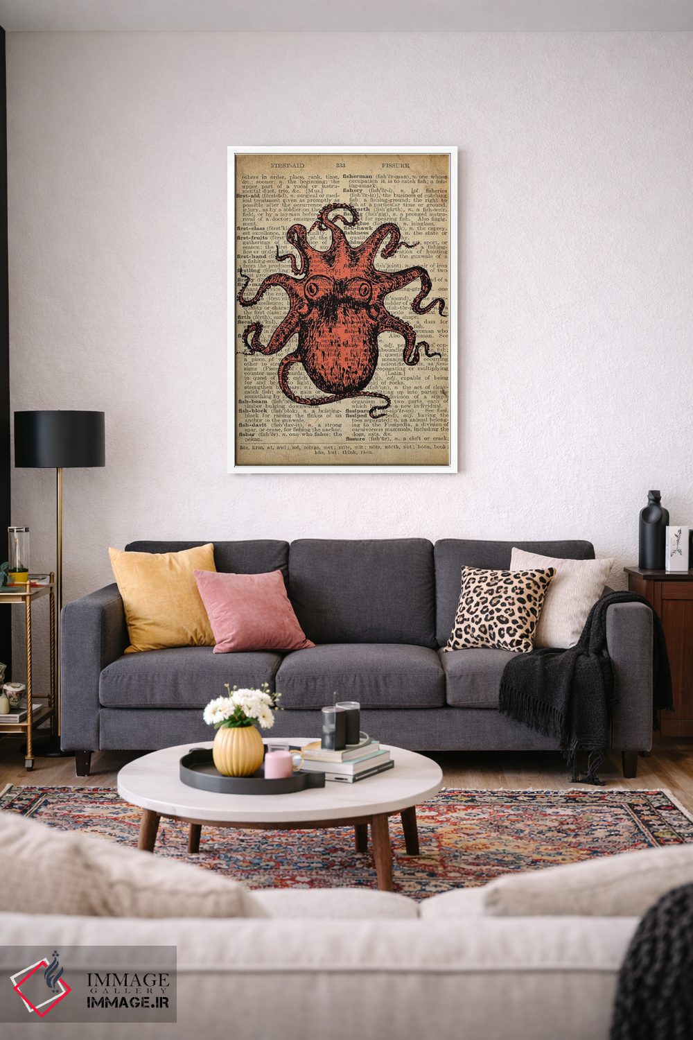 تابلو دکوراتیو هیولای دریایی اثر فیشرکرافت - D4W