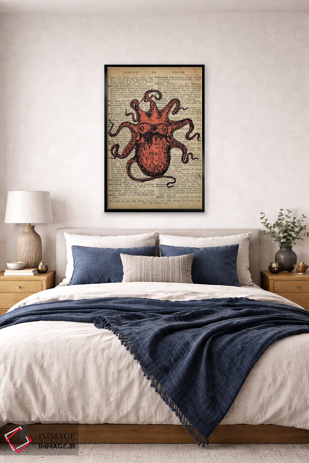 تابلو دکوراتیو هیولای دریایی اثر فیشرکرافت - D6B