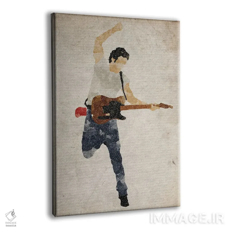 تابلو دکوراتیو بروس اسپرینگستین اثر فیشرکرافت - نمای پرسپکتیو محصول