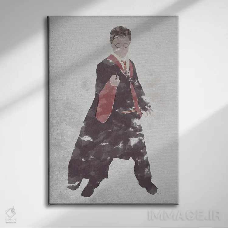 تابلو دکوراتیو هری پاتر اثر فیشرکرافت - نمای روبهرو روی دیوار