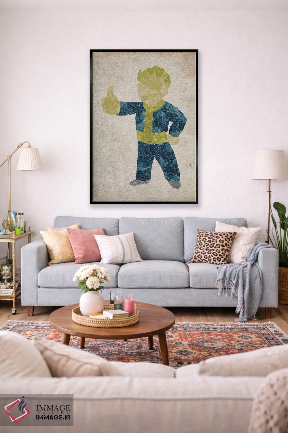 تابلو دکوراتیو والت بوی فال آوت اثر فیشرکرافت - D1B