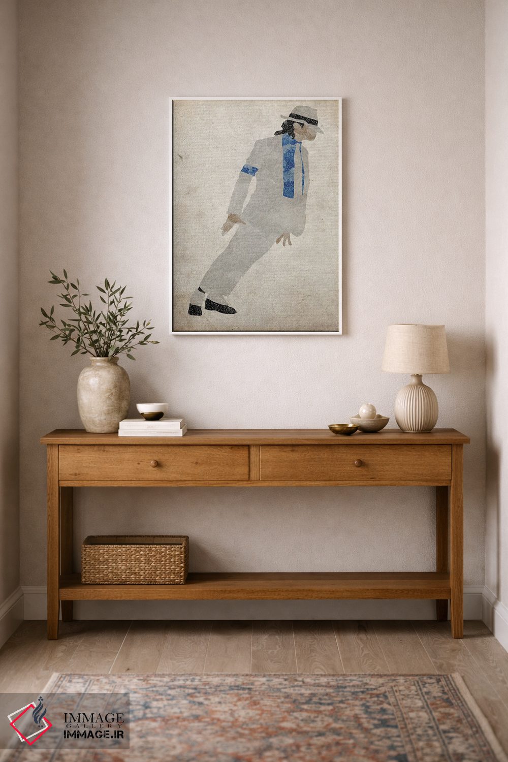 تابلو دکوراتیو مایکل جکسون با خم شدن گرانشی اثر فیشرکرافت - D1W