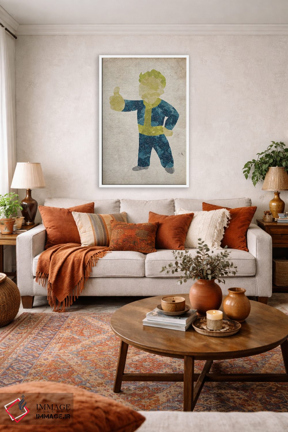 تابلو دکوراتیو والت بوی فال آوت اثر فیشرکرافت - D2W