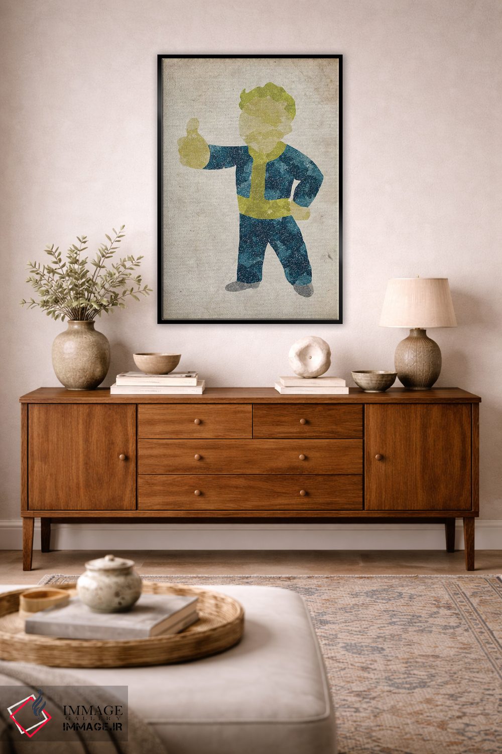 تابلو دکوراتیو والت بوی فال آوت اثر فیشرکرافت - D3B