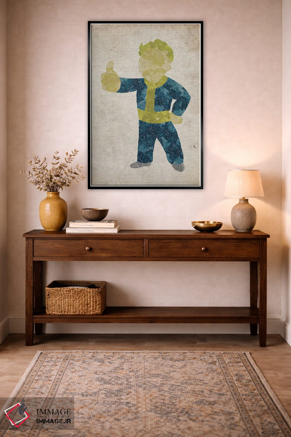 تابلو دکوراتیو والت بوی فال آوت اثر فیشرکرافت - D4B