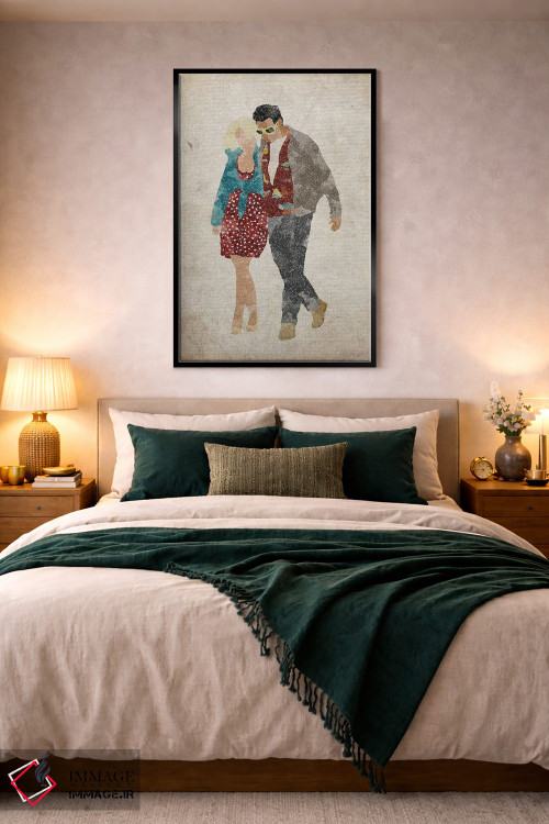 تابلو دکوراتیو رمانس حقیقی: آلاباما و کلارنس اثر فیشرکرافت - D5B