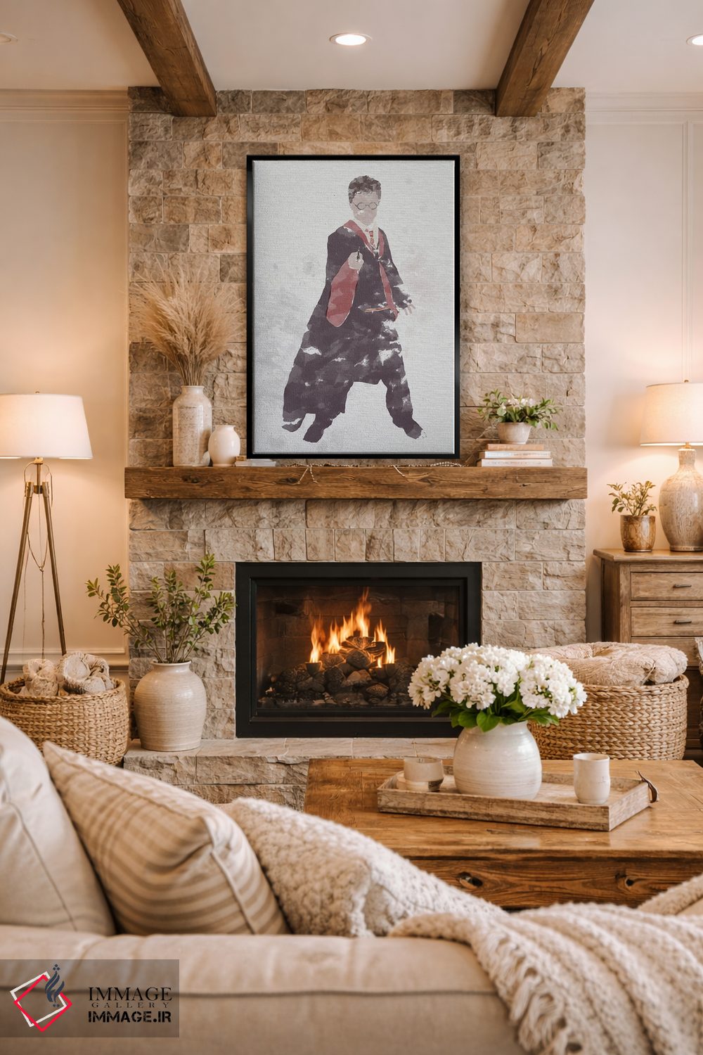 تابلو دکوراتیو هری پاتر اثر فیشرکرافت - D2B