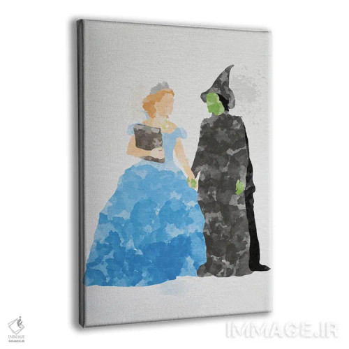 تابلو دکوراتیو گلندا و الفابا اثر فیشرکرافت - نمای پرسپکتیو محصول