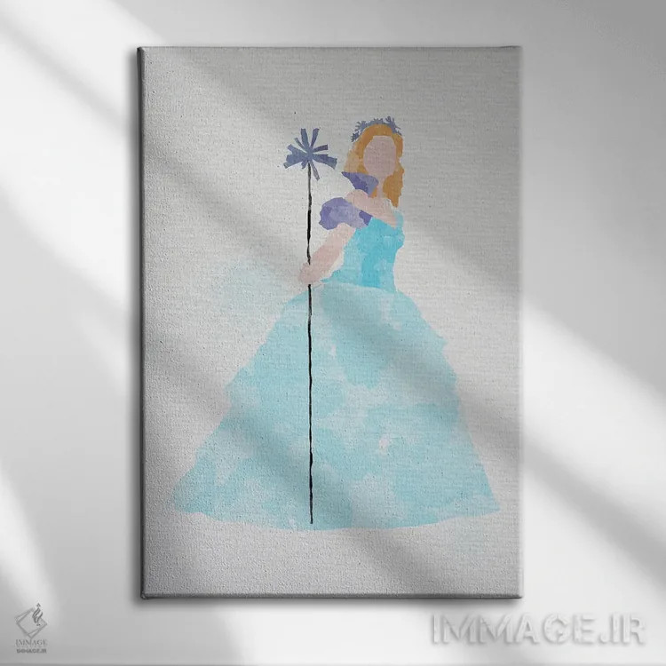 تابلو دکوراتیو گلندا جادوگر خوب اثر فیشرکرافت - نمای روبهرو روی دیوار