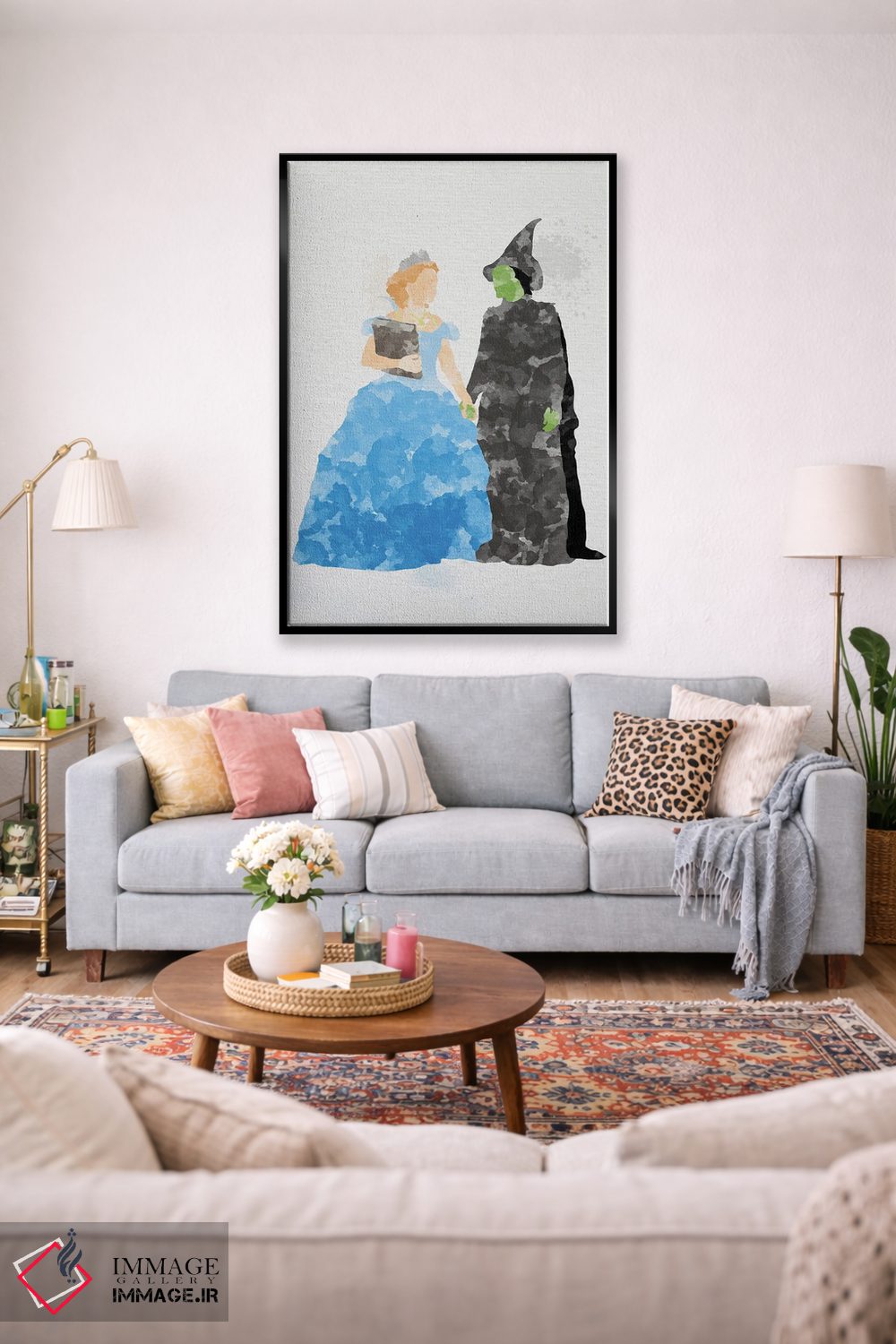 تابلو دکوراتیو گلندا و الفابا اثر فیشرکرافت - D2B