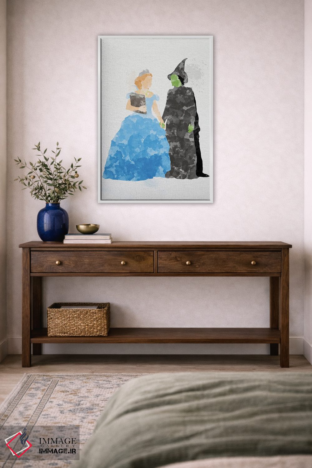 تابلو دکوراتیو گلندا و الفابا اثر فیشرکرافت - D3W