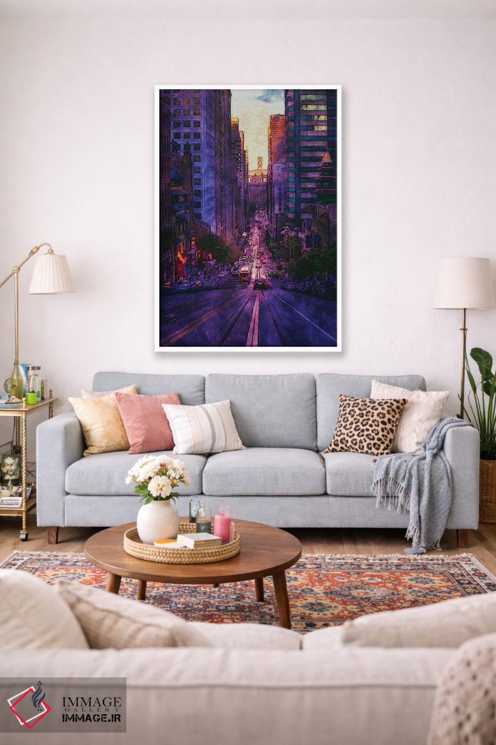 تابلو دکوراتیو خیابان سان فرانسیسکو اثر فیشرکرافت - D1W