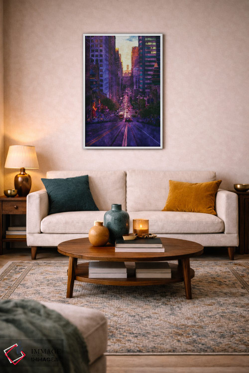 تابلو دکوراتیو خیابان سان فرانسیسکو اثر فیشرکرافت - D3W