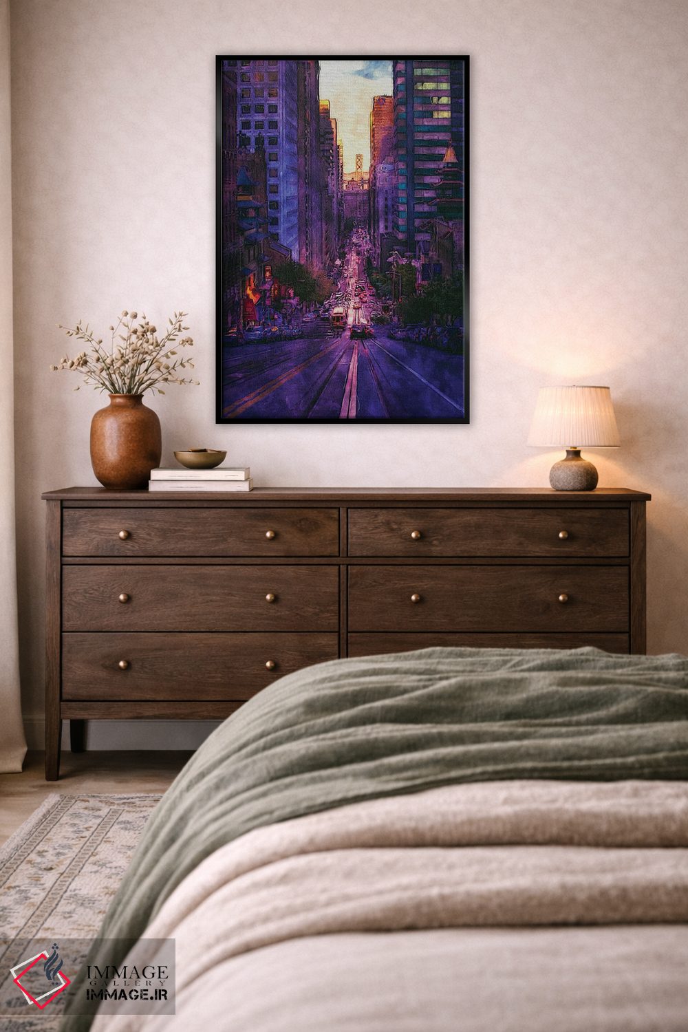 تابلو دکوراتیو خیابان سان فرانسیسکو اثر فیشرکرافت - D5B