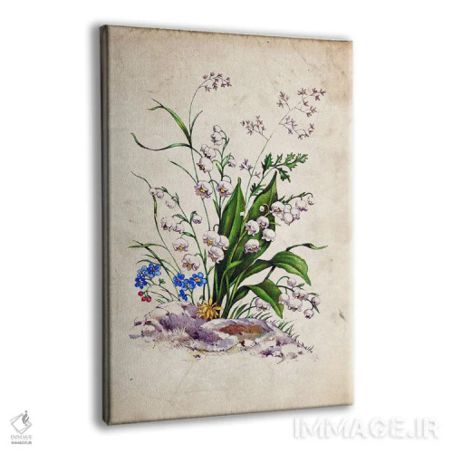 تابلو دکوراتیو گل سوسن دره ای کلاسیک اثر فیشرکرافت - نمای پرسپکتیو محصول