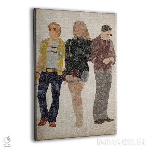 تابلو دکوراتیو روزی روزگاری در هالیوود اثر فیشرکرافت - نمای پرسپکتیو محصول