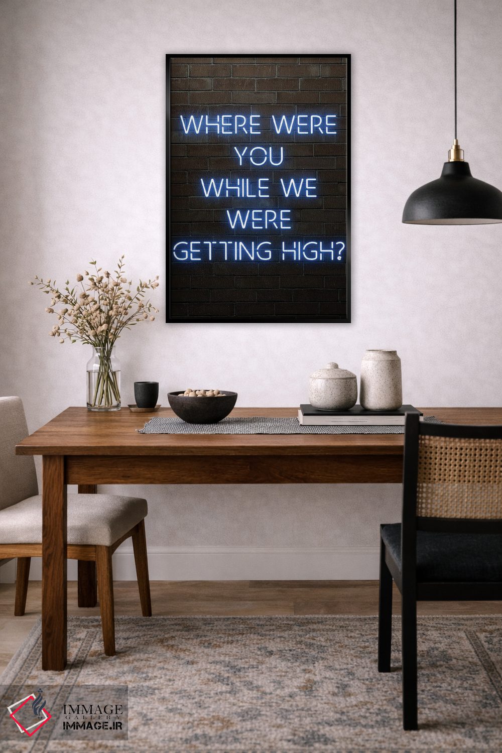 تابلو دکوراتیو اویسیس شامپاین سوپرنوا آبی اثر فیشرکرافت - D4B