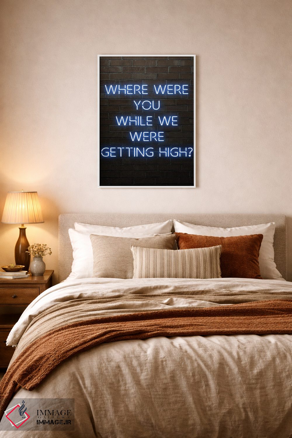 تابلو دکوراتیو اویسیس شامپاین سوپرنوا آبی اثر فیشرکرافت - D6W