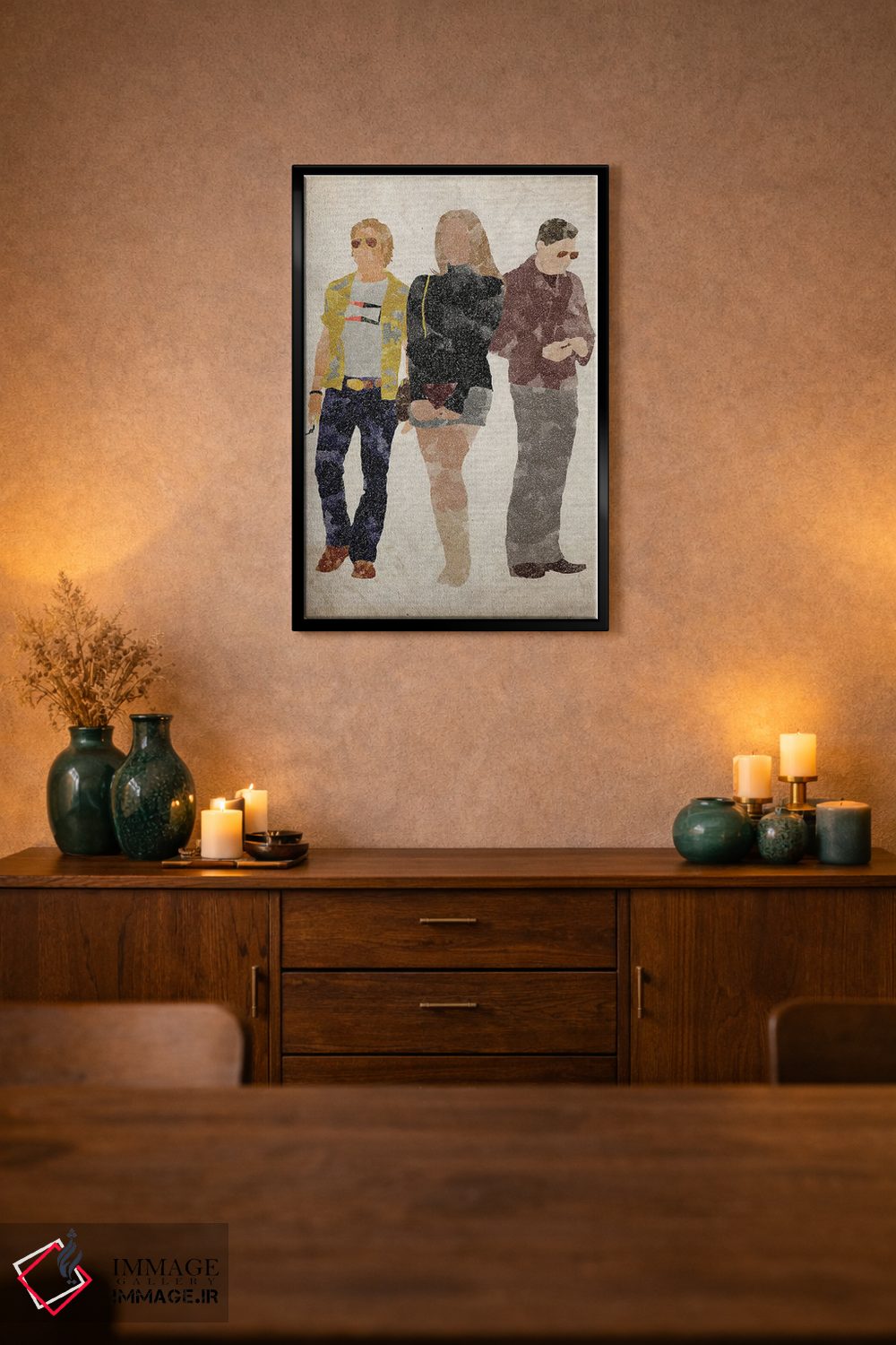 تابلو دکوراتیو روزی روزگاری در هالیوود اثر فیشرکرافت - D2B