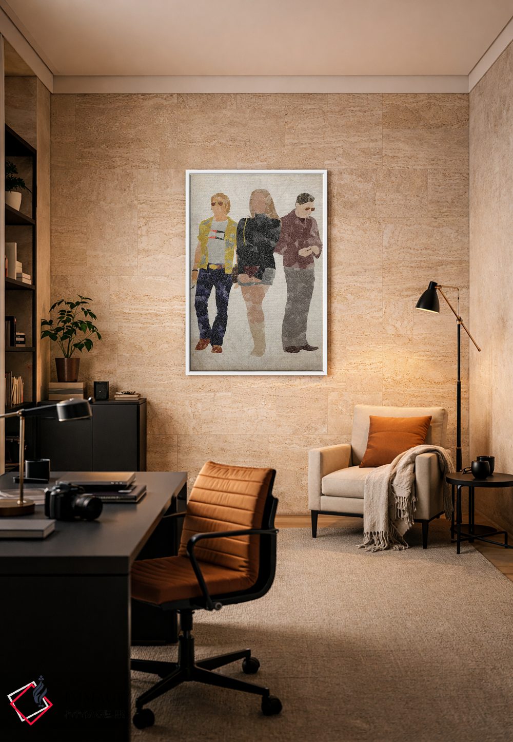 تابلو دکوراتیو روزی روزگاری در هالیوود اثر فیشرکرافت - D6W