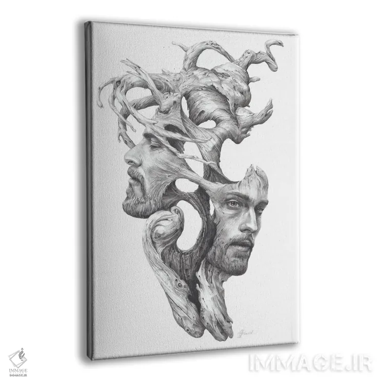 تابلو دکوراتیو یانوس اثر فیونا فرانسوا - نمای پرسپکتیو محصول