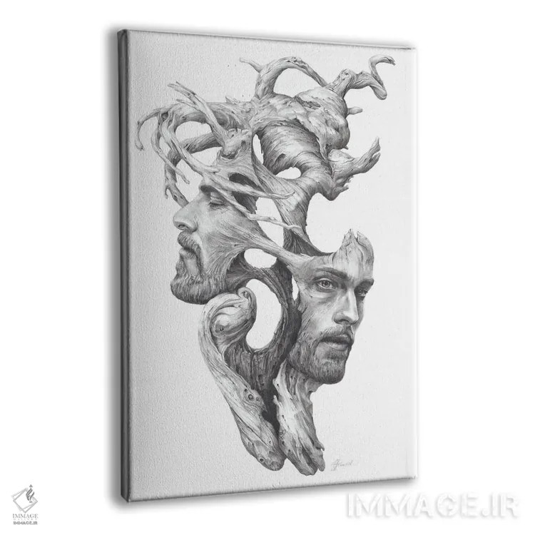 تابلو دکوراتیو یانوس اثر فیونا فرانسوا - نمای پرسپکتیو محصول