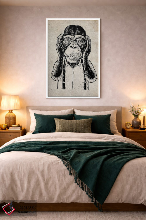 تابلو دکوراتیو شر نشنو روی کاغذ قدیمی اثر فیشرکرافت - D3W