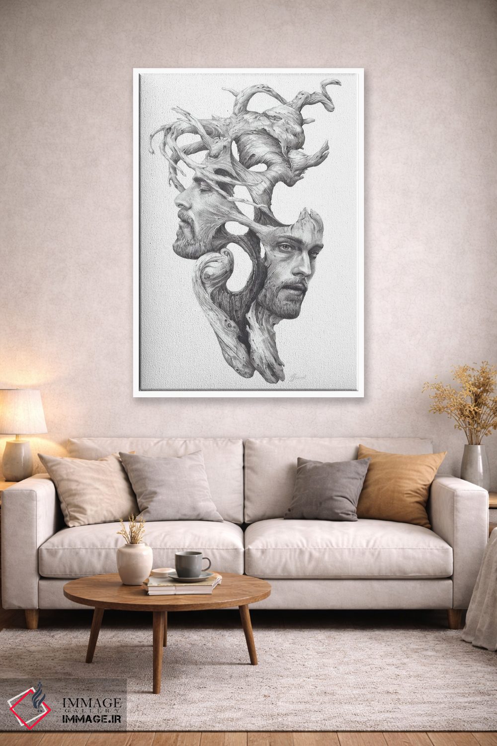 تابلو دکوراتیو یانوس اثر فیونا فرانسوا - D1W