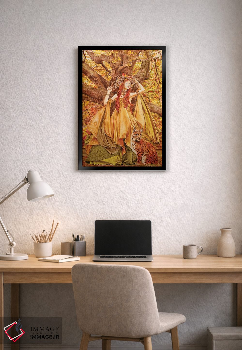 تابلو دکوراتیو پری پاییزی اثر فیونا فرانسوا - D2B