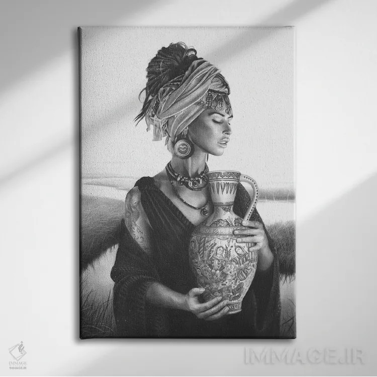 تابلو دکوراتیو منظومه زودیاک اثر فیونا فرانسوا - نمای روبهرو روی دیوار
