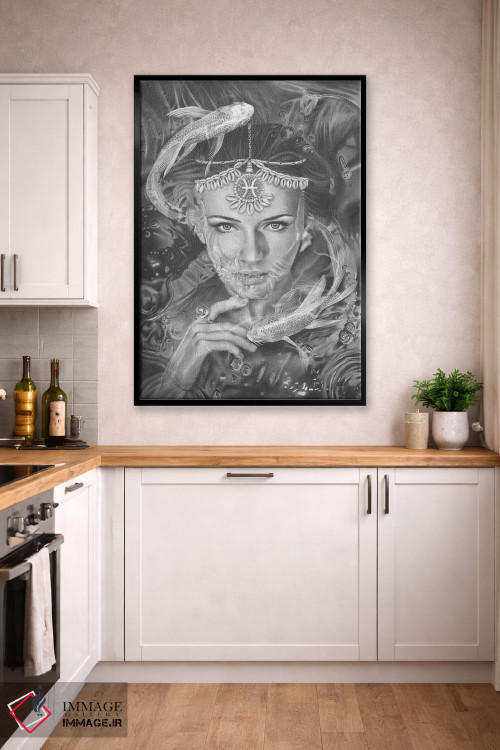 تابلو دکوراتیو منظومه زودیاک اثر فیونا فرانسوا - D2B