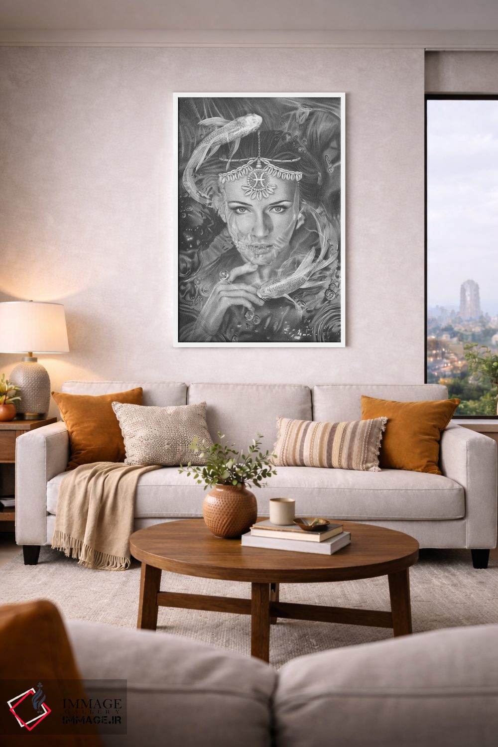 تابلو دکوراتیو منظومه زودیاک اثر فیونا فرانسوا - D4W