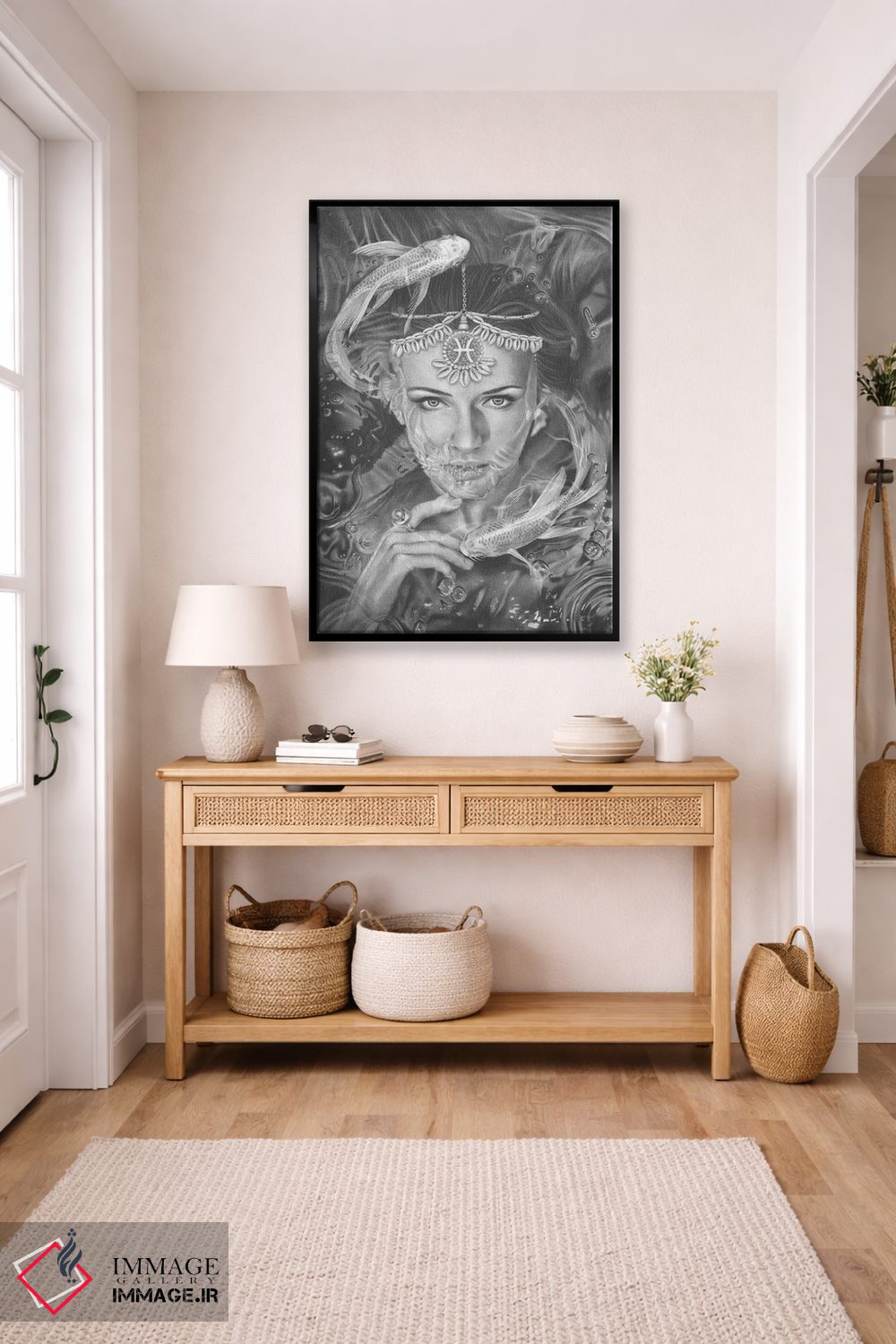 تابلو دکوراتیو منظومه زودیاک اثر فیونا فرانسوا - D5B