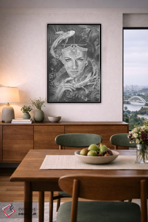 تابلو دکوراتیو منظومه زودیاک اثر فیونا فرانسوا - D6B