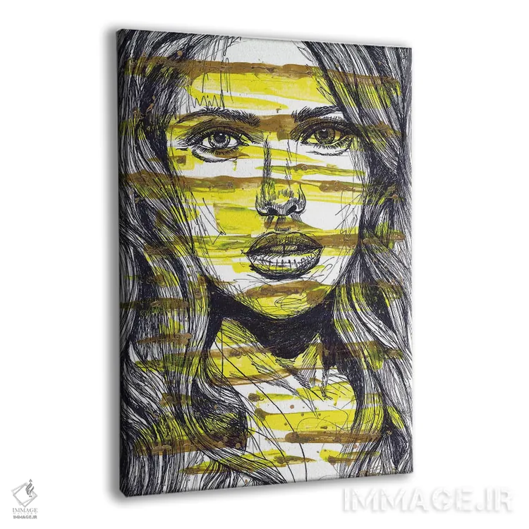 تابلو دکوراتیو در ستارگان شب تو را می بینم اثر فرانک باندا - نمای پرسپکتیو محصول