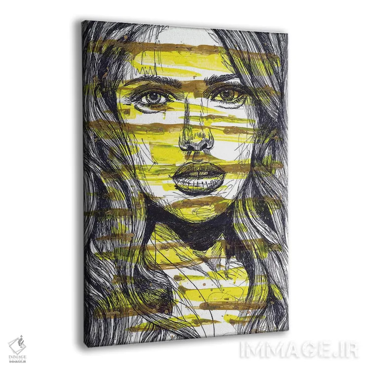 تابلو دکوراتیو در ستارگان شب تو را می بینم اثر فرانک باندا - نمای پرسپکتیو محصول