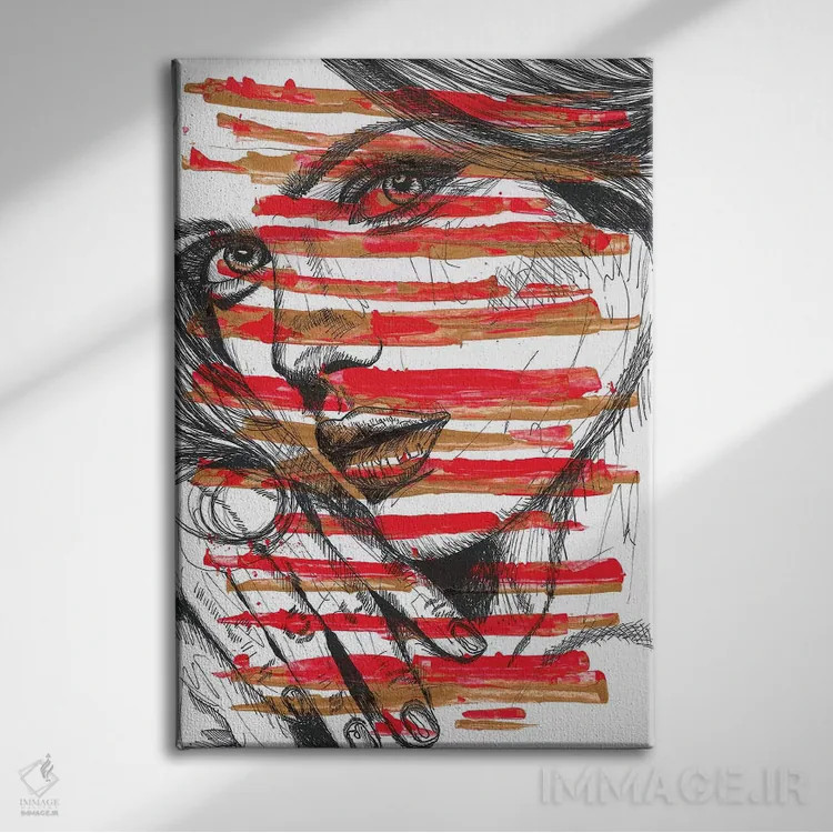 تابلو دکوراتیو می بینمت در علفزار اثر فرانک باندا - نمای روبهرو روی دیوار