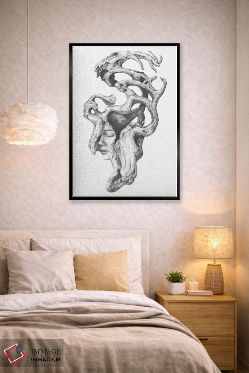 تابلو دکوراتیو روح های چوب شناور II اثر فیونا فرانسوا - D2B