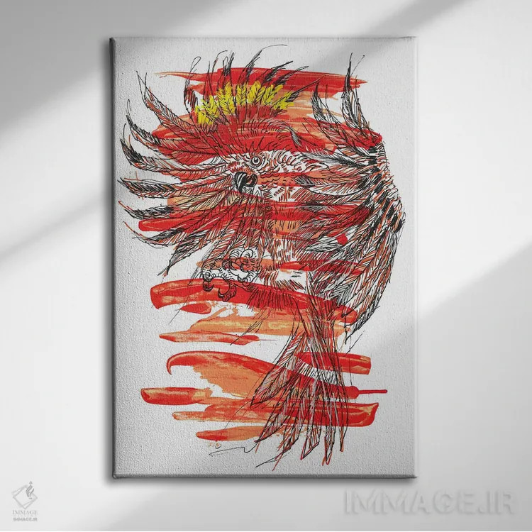 تابلو دکوراتیو آوز اثر فرانک باندا - نمای روبهرو روی دیوار