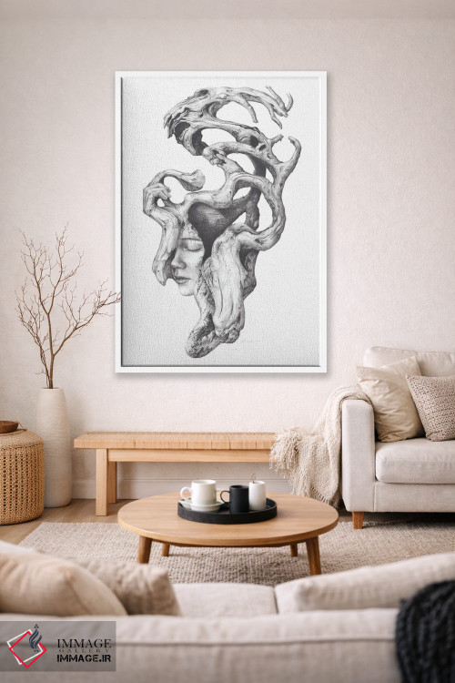 تابلو دکوراتیو روح های چوب شناور II اثر فیونا فرانسوا - D1W