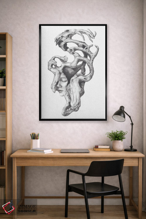 تابلو دکوراتیو روح های چوب شناور II اثر فیونا فرانسوا - D3B