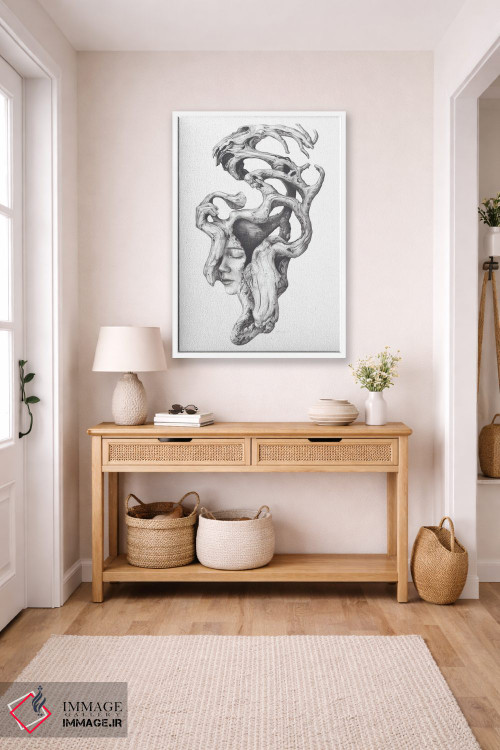 تابلو دکوراتیو روح های چوب شناور II اثر فیونا فرانسوا - D5W