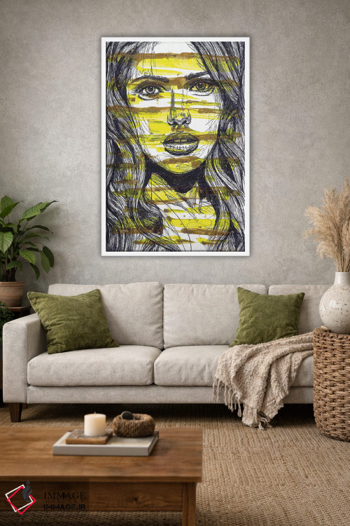 تابلو دکوراتیو در ستارگان شب تو را می بینم اثر فرانک باندا - D1W