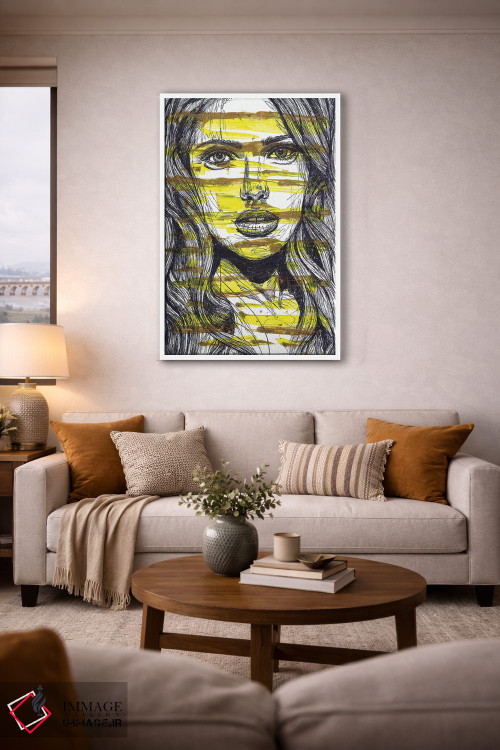 تابلو دکوراتیو در ستارگان شب تو را می بینم اثر فرانک باندا - D3W