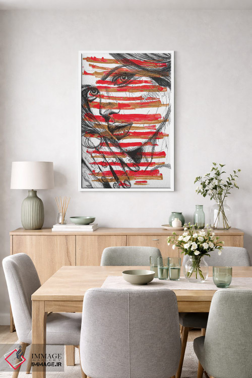 تابلو دکوراتیو می بینمت در علفزار اثر فرانک باندا - D4W